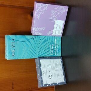Zoe Ayla face and body ice roller, headband and eye pads set.